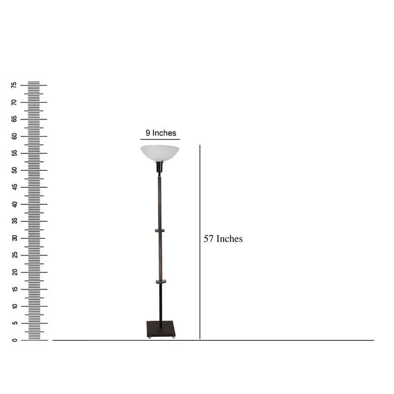 Corvina Black Mara Floor Lamp With Shelf media 6
