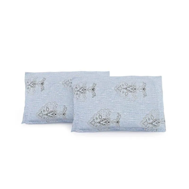 Swayam Wonder Spread Cotton Bedsheet (Blue) - 200 TC media 3