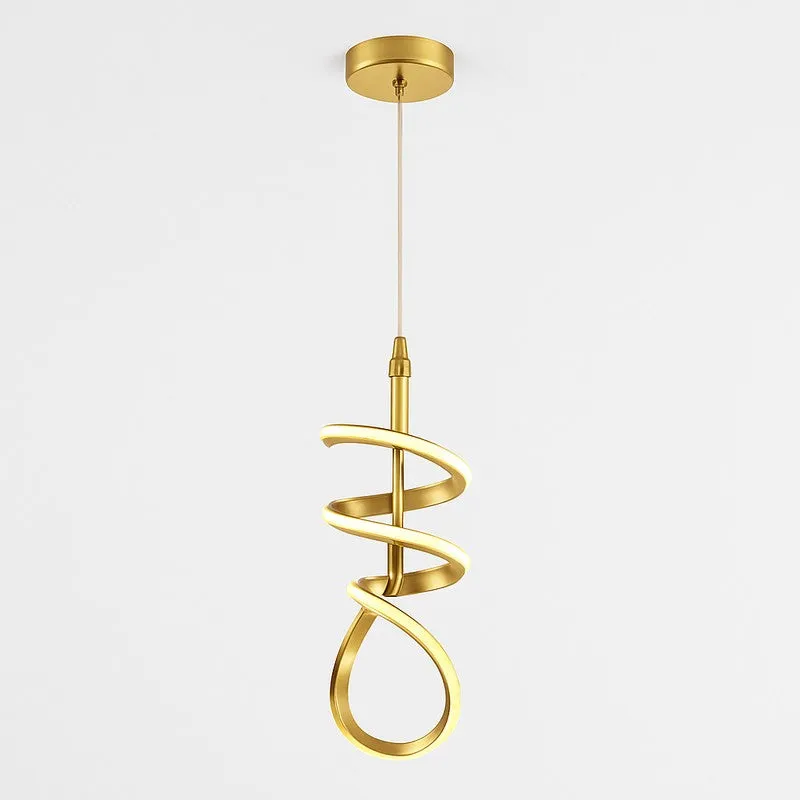 Helix Light Metal Ceiling Lamp media 4