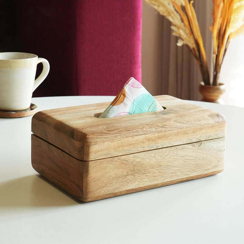 Bambina Wood Tissue Holder media 5