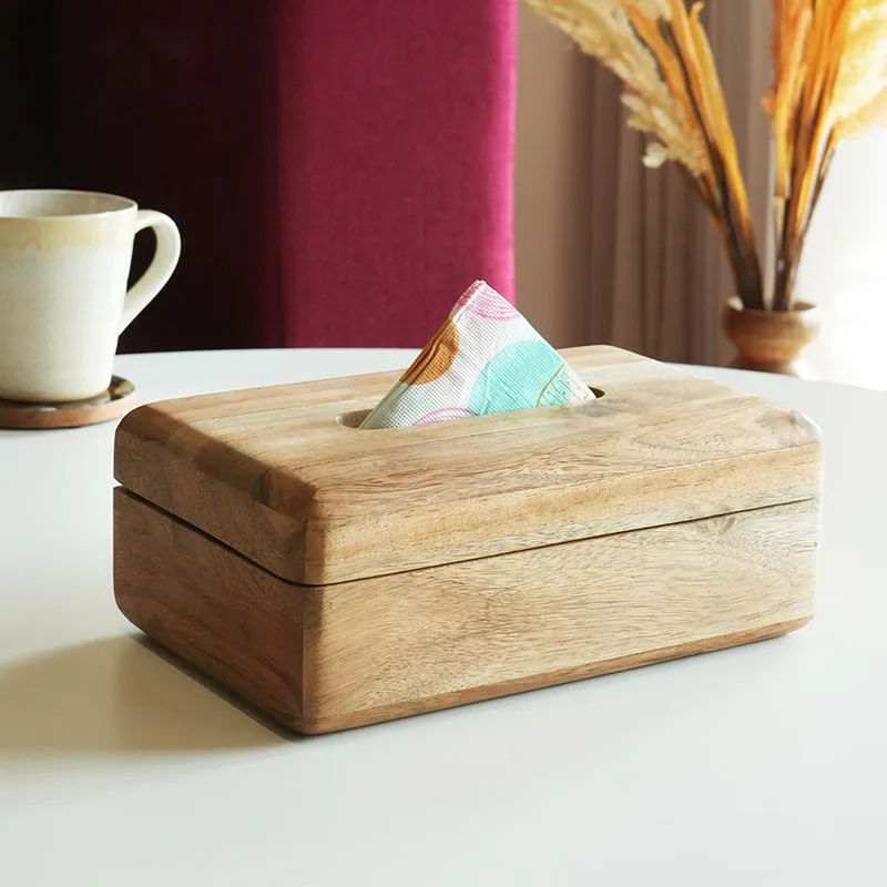 Bambina Wood Tissue Holder media 5