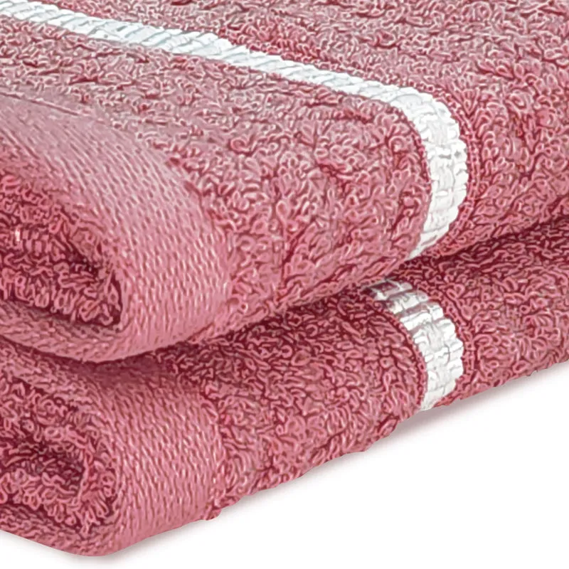 Junia Hand Towel (Pink) - Set Of Two media 5