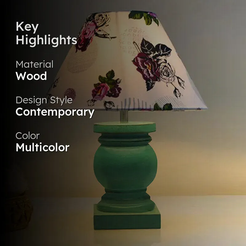 Aliora Nova Rosa Wooden Table Lamp media 2