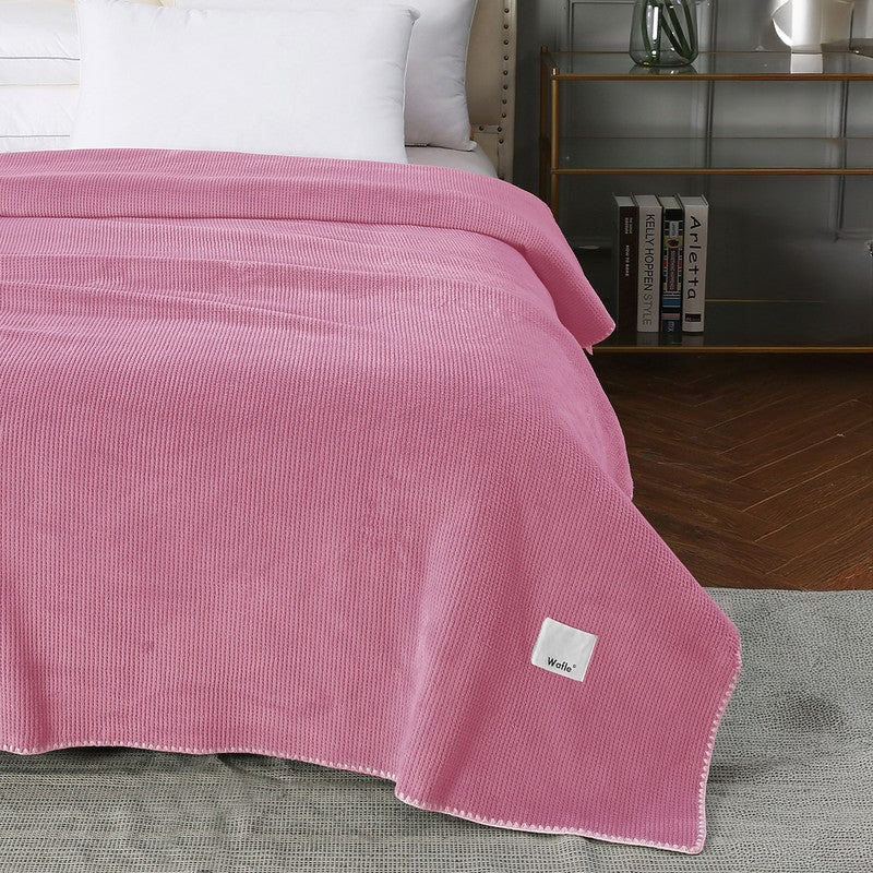 Blush Velvet Blanket media 3