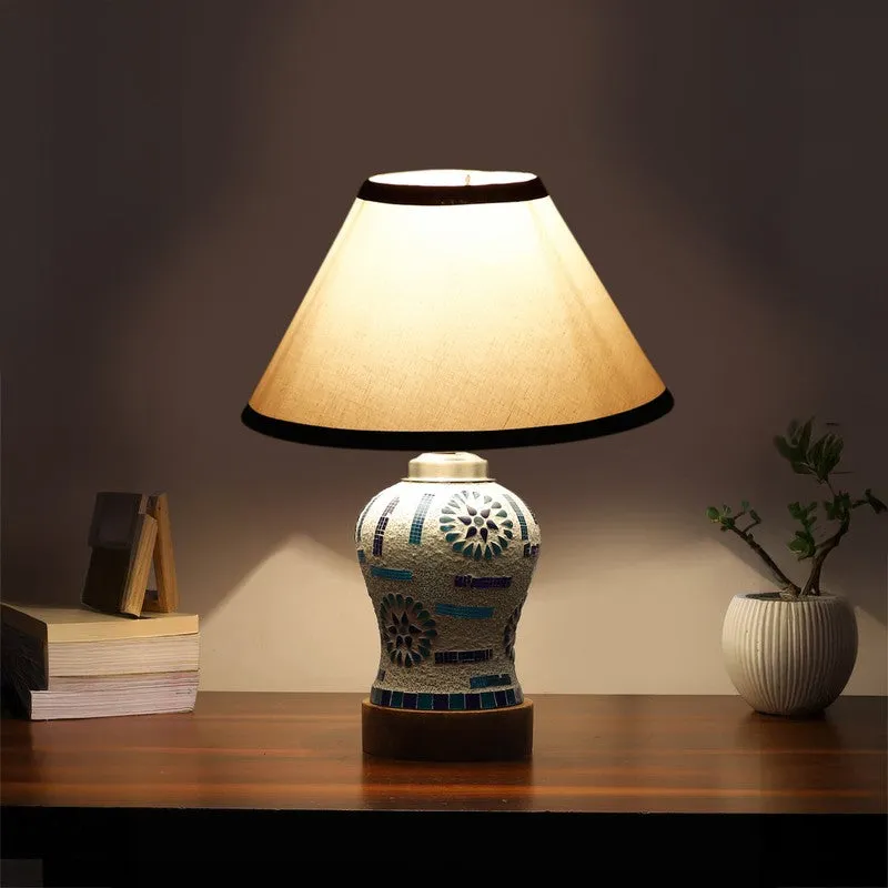 Wevara Wooden Table Lamp - Multicolor media 1
