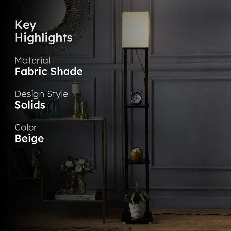 Mystie Gleam Floor Lamp With Shelf media 2