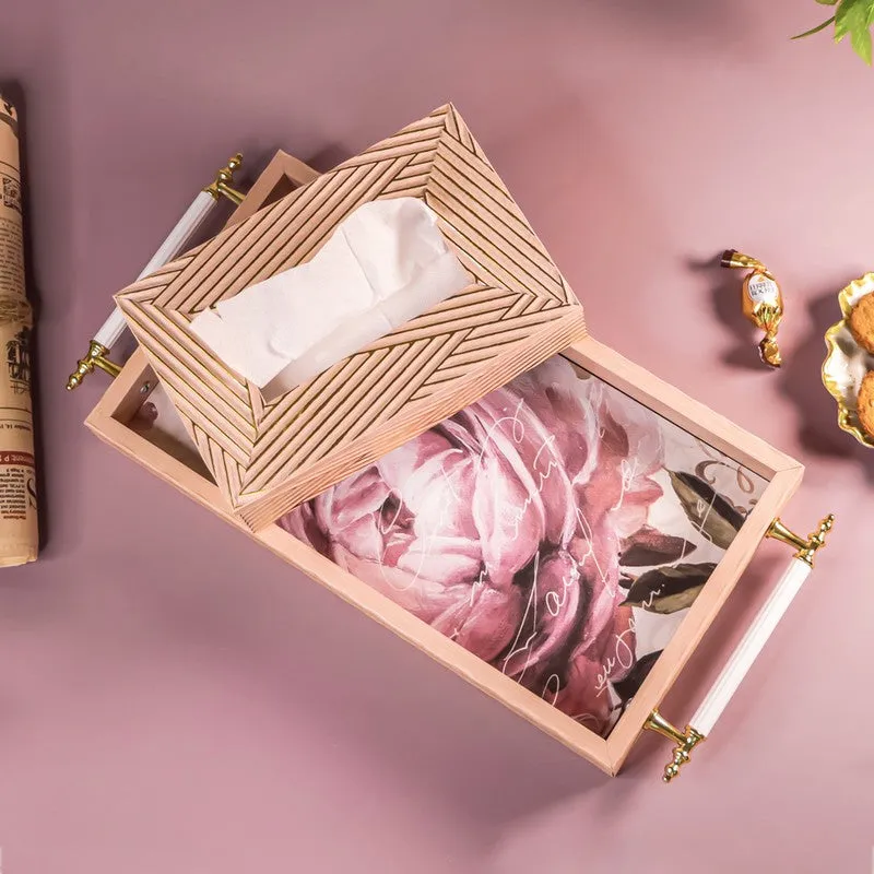 Luxe Tray with Tissue Holder - Two Piece Set media 4