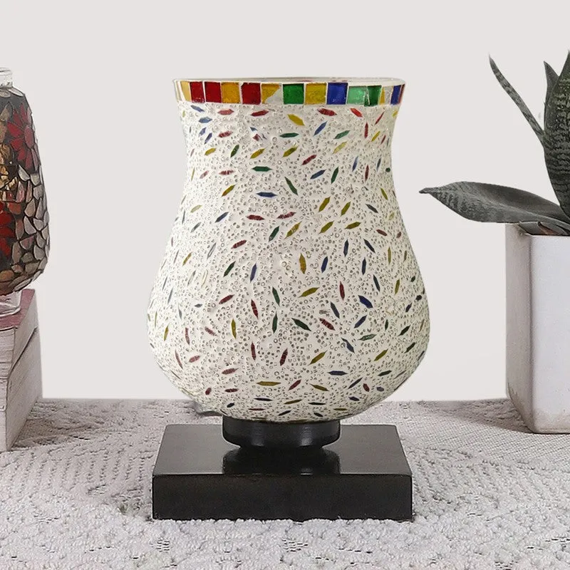 Amberyne Mosaic Glass Table Lamp - Multicolor media 4