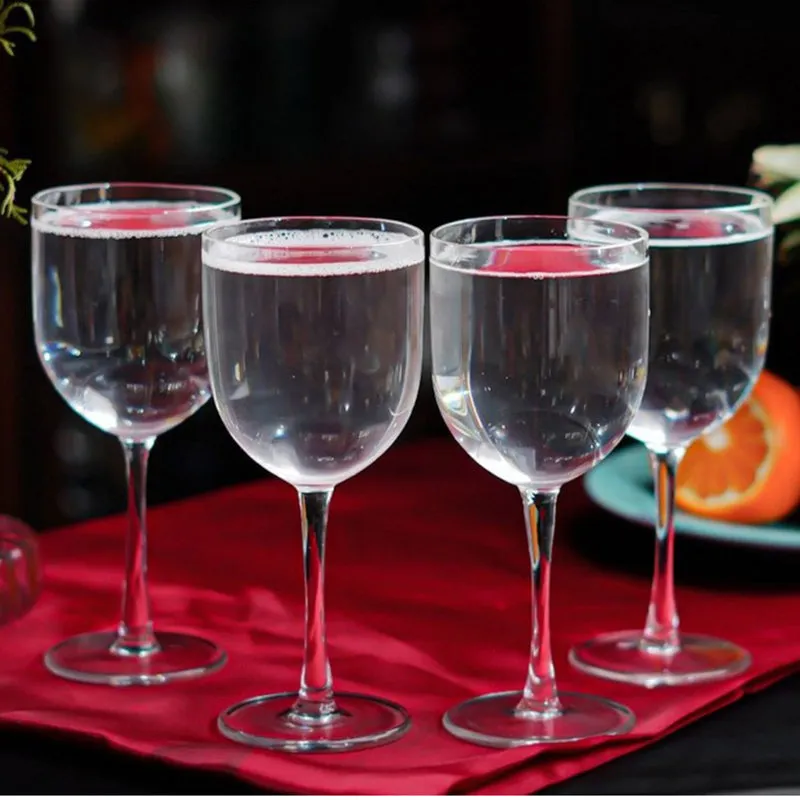Vintage Scarlet Wine Glasses(300 mL) - Set Of Four media 1
