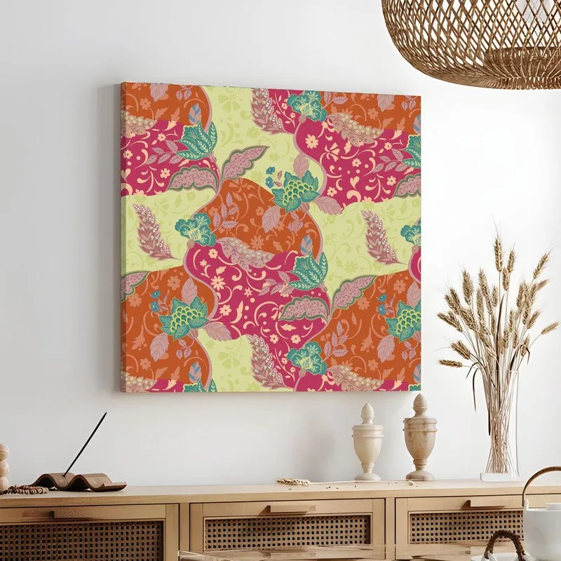 Folk Abstract Canvas Wall Art media 3