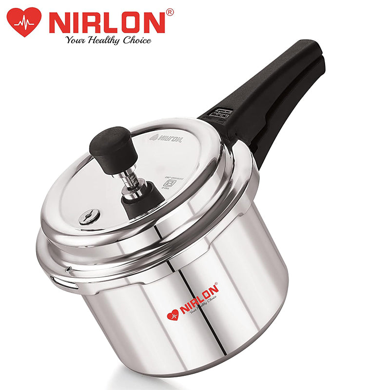 Nirlon Alumina Pressure Cooker - 3000 mL/ 8 Inches media 4