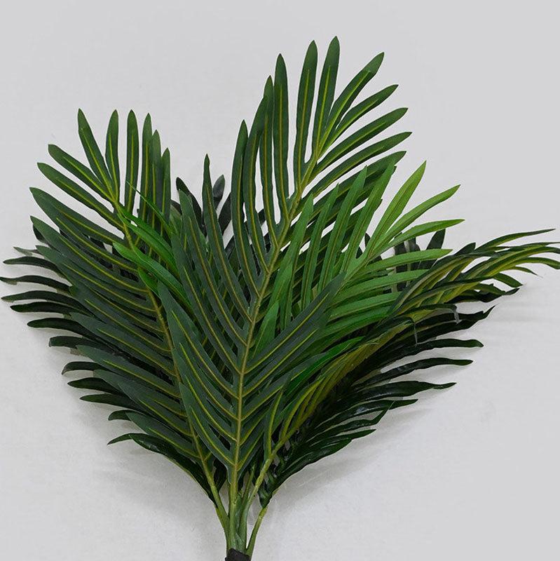 Faux Everlasting Bonsai Palm Plant With Black Plastic Pot - 2.3 Feet media 4