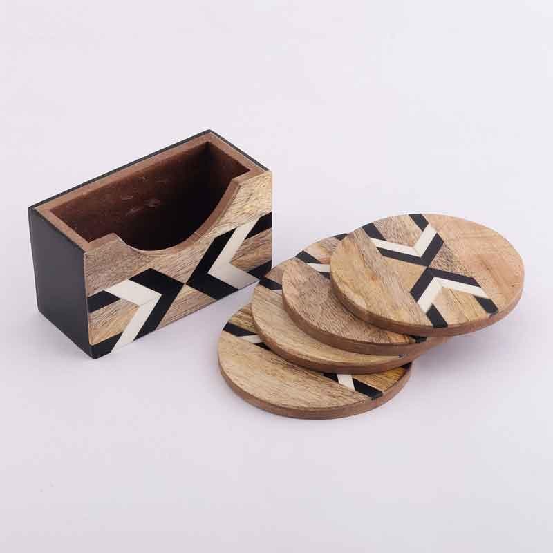 Teer Wooden Coaster - Set Of Four media 7