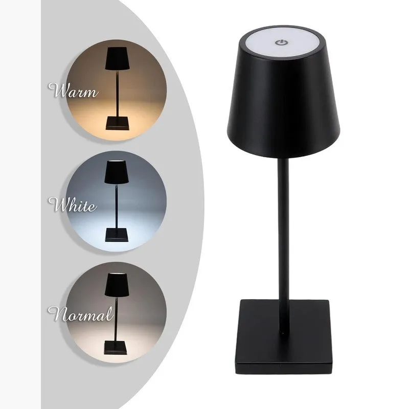 EverAura Style Metal Table Lamp - Black media 6