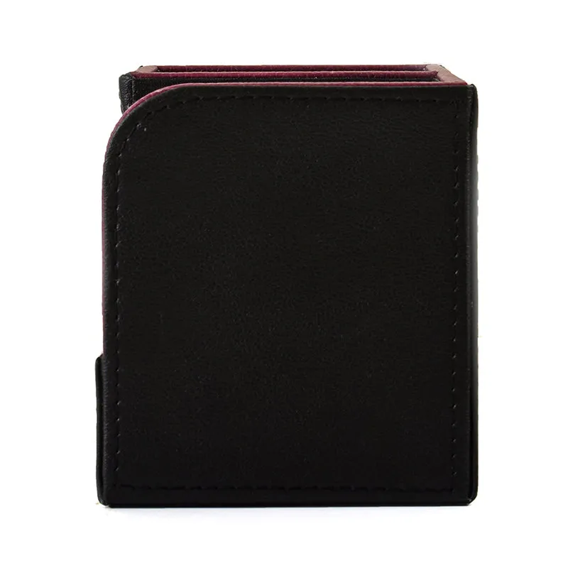 Tisca Faux Leather Desk Organizer - Black media 6