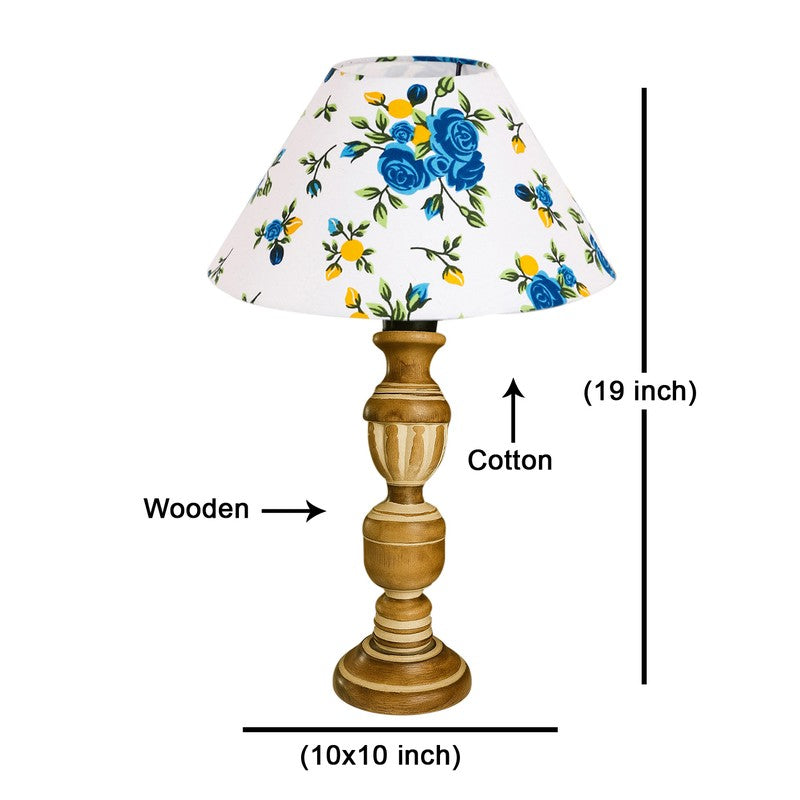 Zenrae Wooden Table Lamp - Multicolor media 8