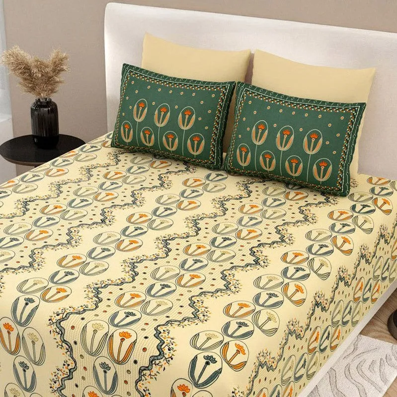 Tulip Harmony Cotton Bedsheet - 200 TC media 4