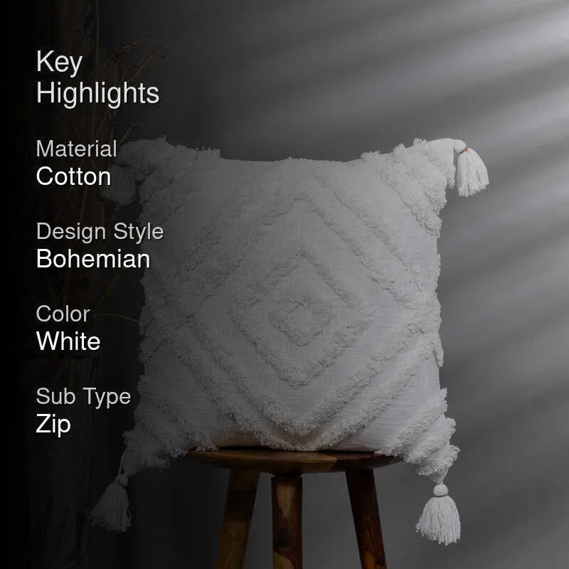 Weft Knot Tufted Cushion Cover media 2