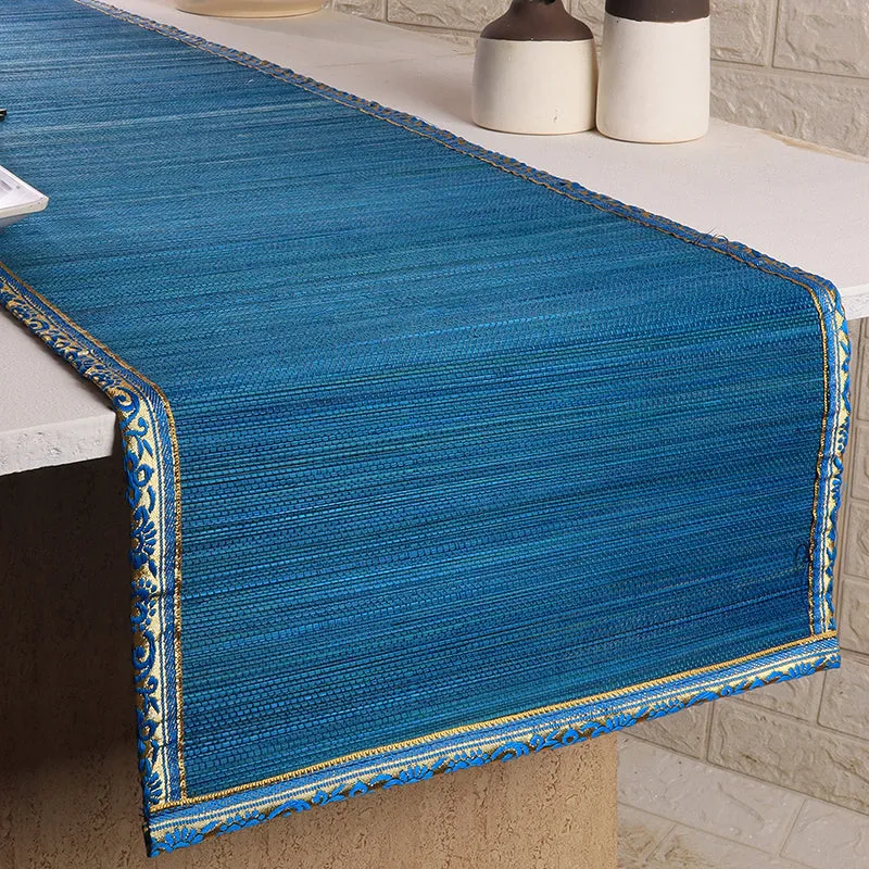 Eco Sip Bamboo Table Runner - Blue media 1