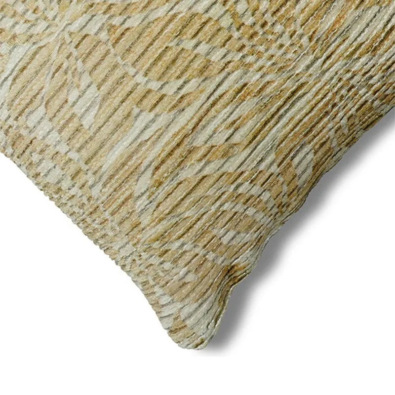 PetalReverie Cushion Cover (Gold) - Set of  Five media 6