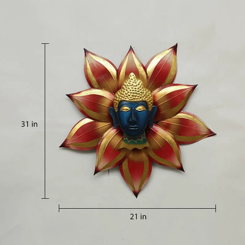 Buddla Of Flower Iron Wall Accent media 8