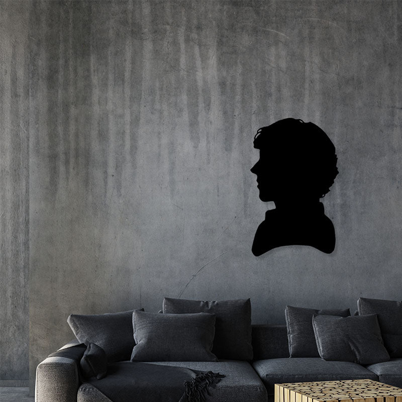 Sherlock Holmes Clue Black Iron Wall Accent