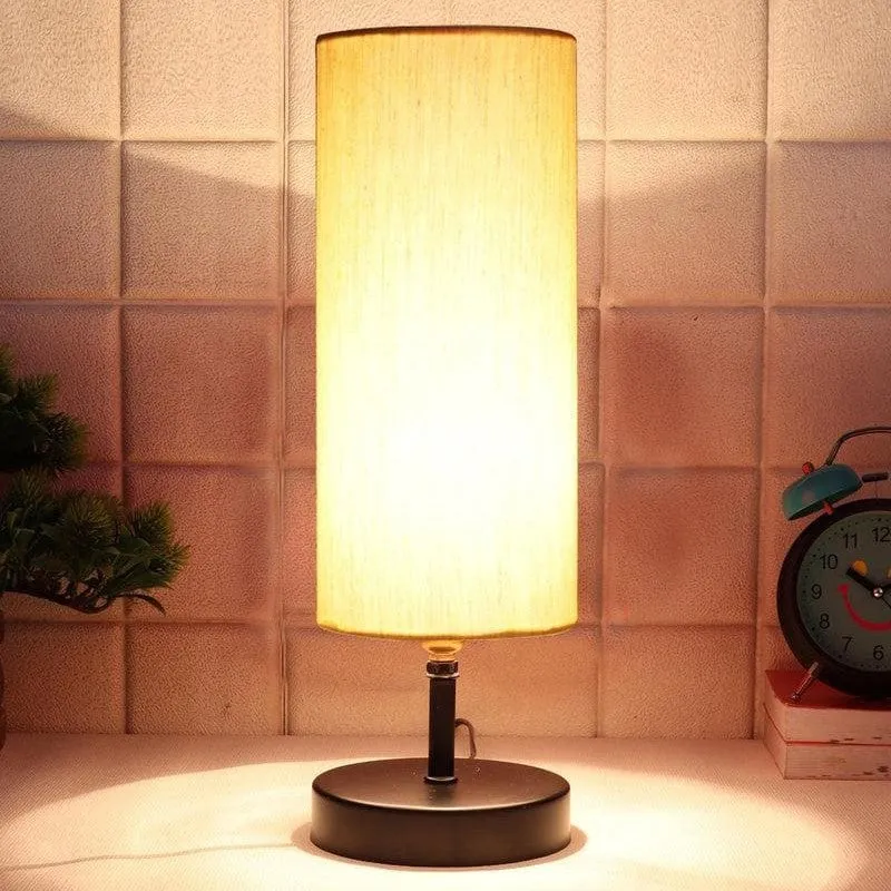 Mini Magic Fabric Table Lamp - Beige,Black media 3