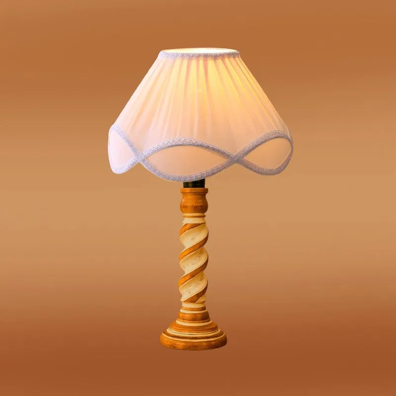 Modera Mylo Wooden Table Lamp - White media 6