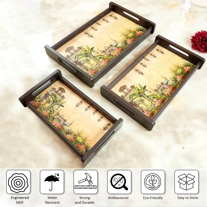 Drayno Wooden Serving Tray - Set Of Three media 8