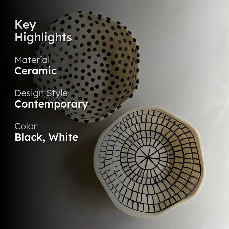 Polka Web Serving Bowl (500 ML) - Set of Two media 2