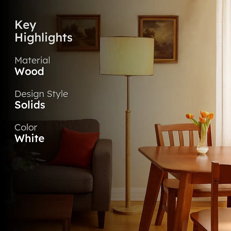 Twilight Wooden Floor Lamp - Beige media 2