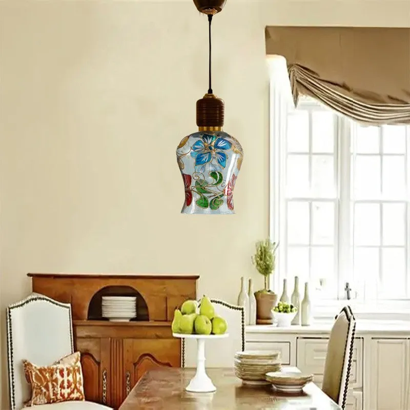 Mosaic Stroke Pendant Wooden Ceiling Lamp media 3
