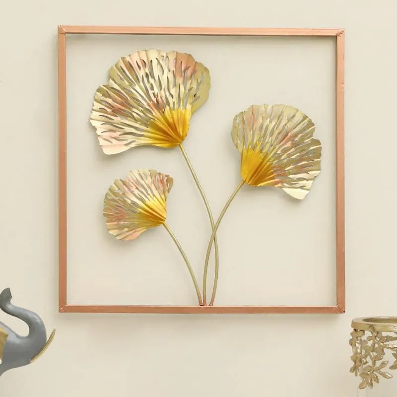 Deno Floral Metal Wall Accent media 1