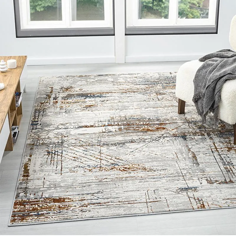 Piera Abstract Carpet - Brown media 3