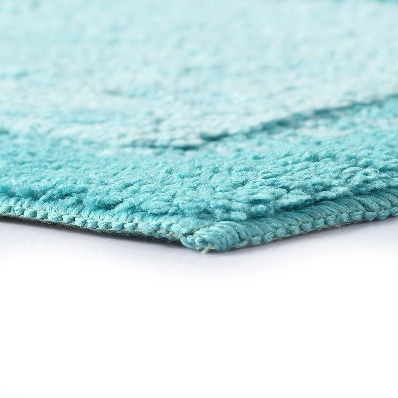 Tranquil Touch Microfiber Bath Mats (Blue) - Set of Two media 4