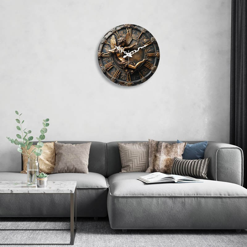 Jovie Angel 3D Printed MDF Wall Clock media 3