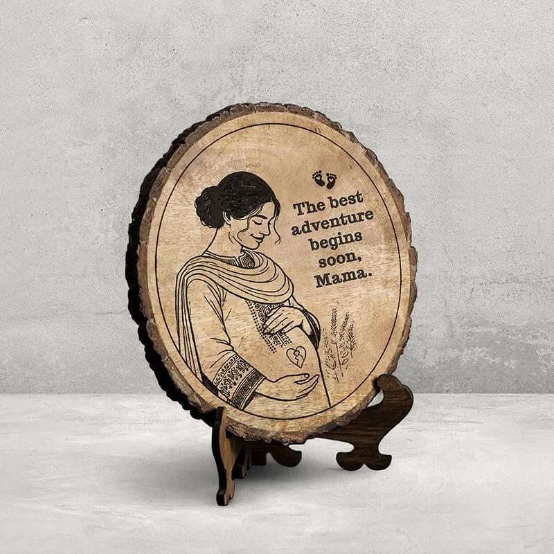 The Best Adventure Wood Showpiece - Round media 3