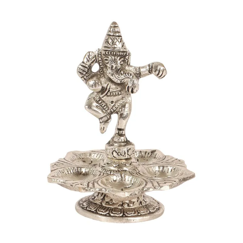 Vighnaharta Ganesh Diya - Silver media 4