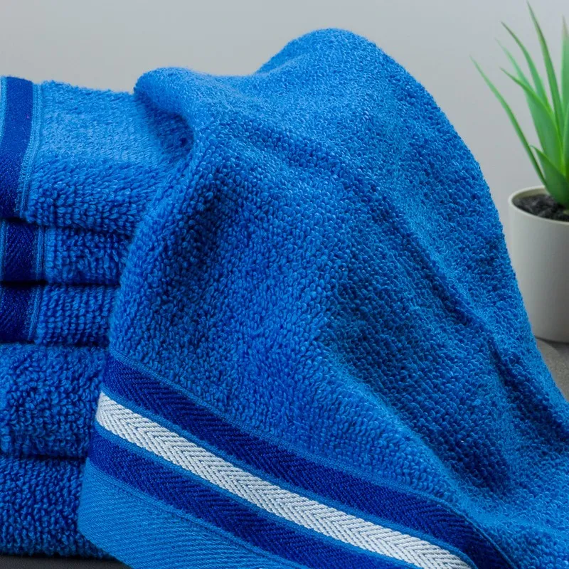 Nautica Dove Down Cotton Towel Set (Blue) - Six Piece Set media 4