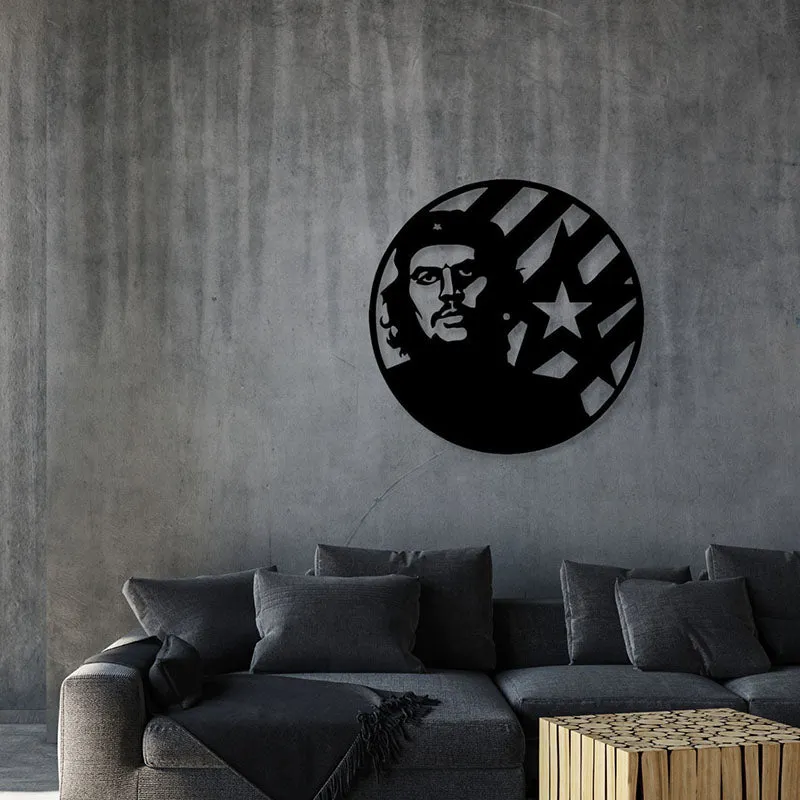 Che Guevara Black Iron Wall Accent media 1