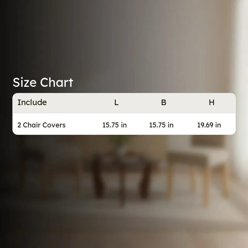 StyloCraze Fit Chair Cover (Beige) - Set Of Two media 7