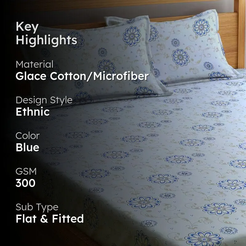 Bedazzled Dreams Microfiber Bedsheet - 300 GSM media 2
