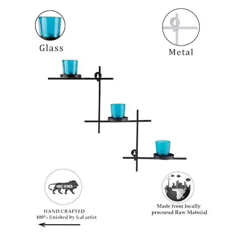 Luminaire Votive Trio (Turquoise) - Set Of Two media 5