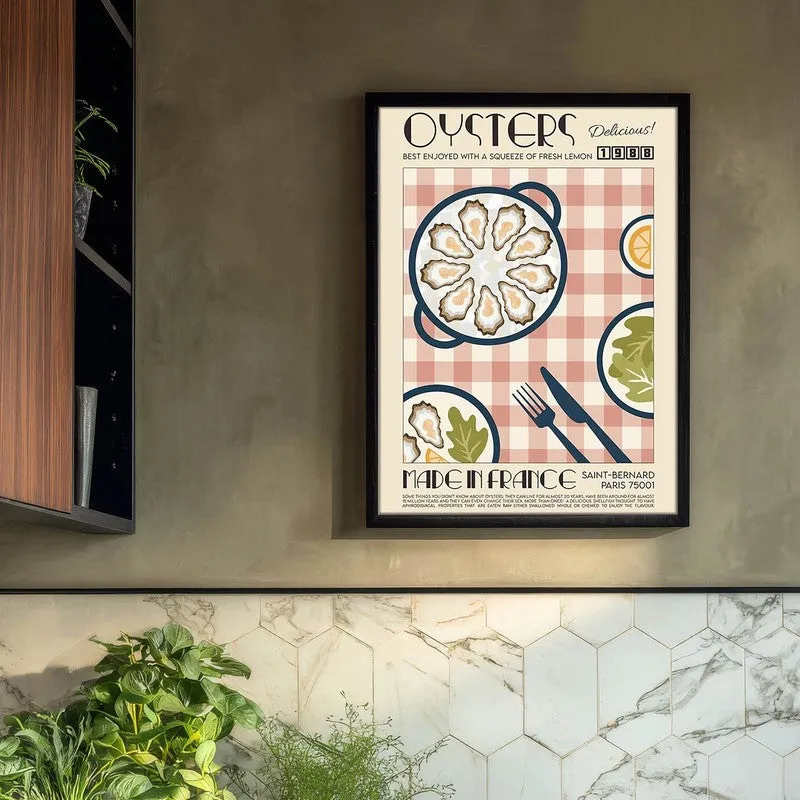 Blooming Brunch Archival Canvas Wall Art - Black media 3