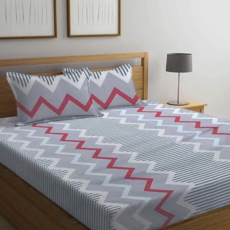 Maisie Printed Microfiber Bedsheet - 130 GSM media 1