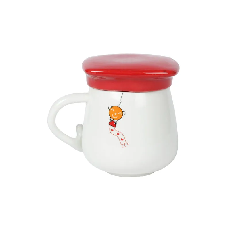 Graduation Cap Mug With Lid (400 mL) - Red media 4