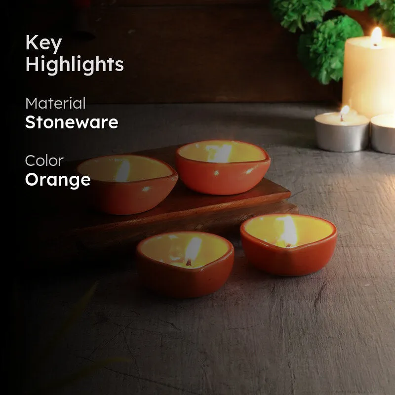 LumaClay Stoneware Diyas - Set Of Four media 2