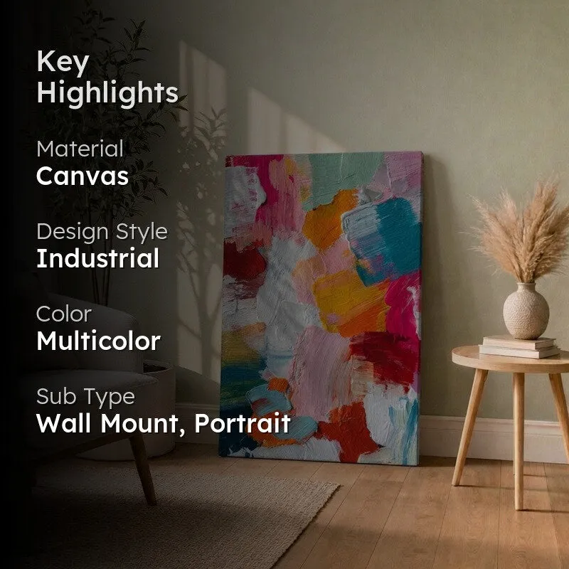 Urban Spectrum Drift Canvas Wall Art media 2