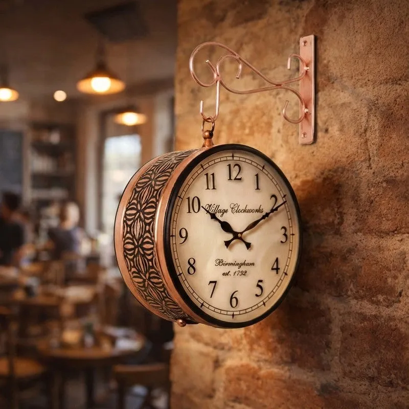 Elton Double Sided Station Clock media 4