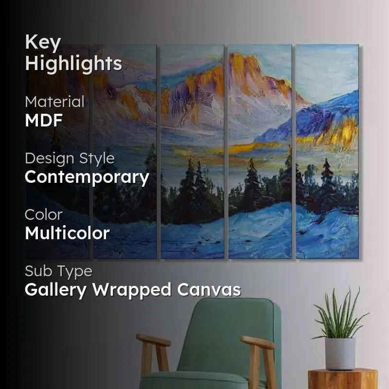 Mountain Calls Wall Art - Five Piece Set media 2